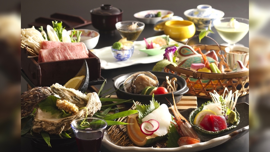 【夕食・個室】鳥取の夏の味覚を味わう「旬彩味覚会席」